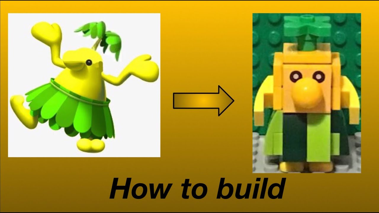 How to build a Lego Mario Pianta 