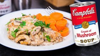 Here’s a delicious chicken and mushroom bake recipe using campbells
cream of soup. this casserole is made leftover cooked chicken, making
it a...