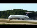 Delta MD-88 Skidding on Takeoff