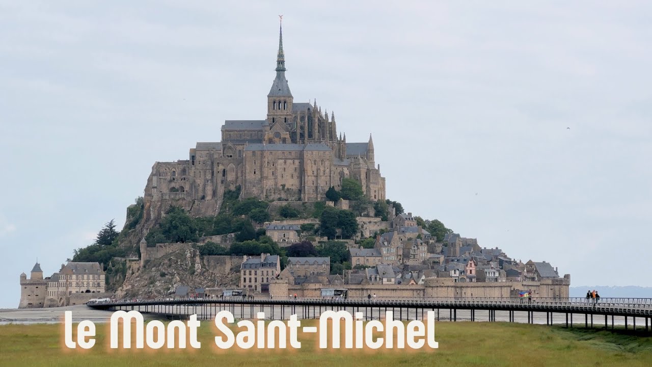 LE MONT SAINT-MICHEL, MERVEILLE DE L'OCCIDENT  4K