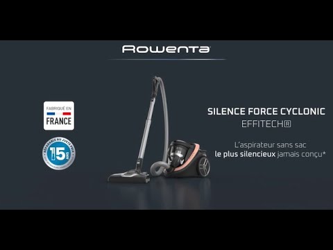 ROWENTA  Silence Force Cyclonic Effitech : silence et confort  d'utilisation ! 