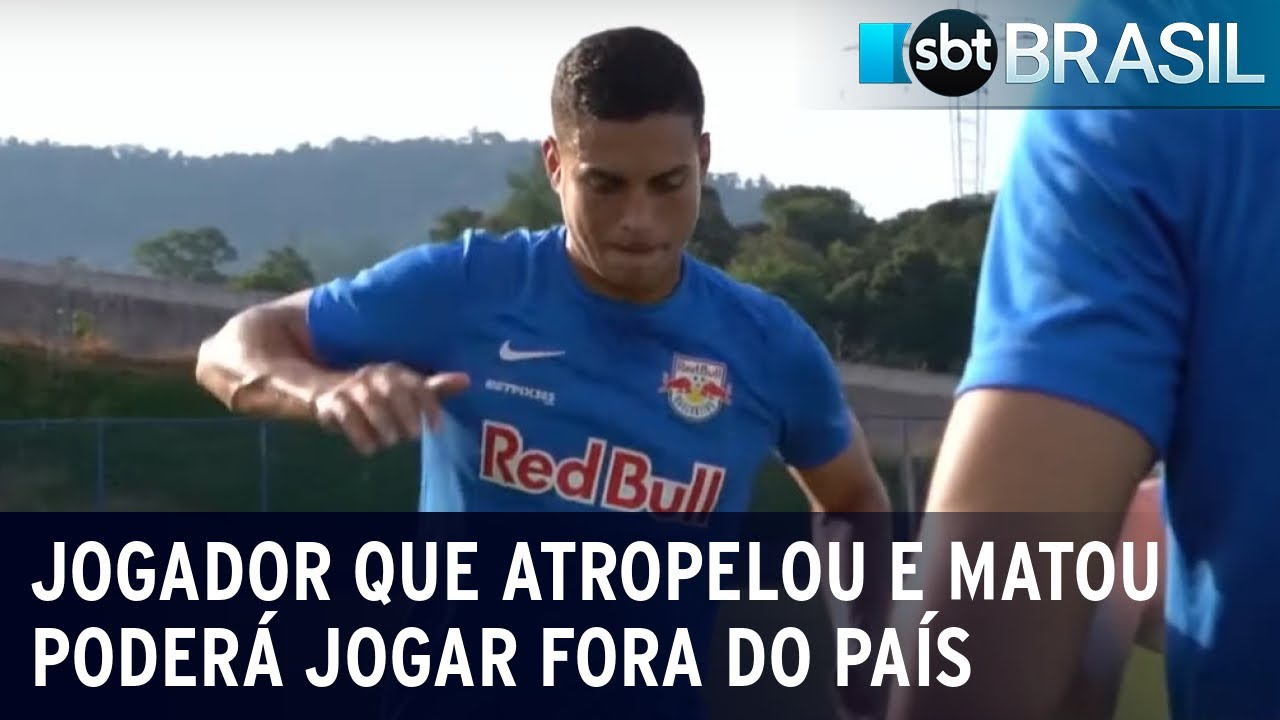 Jogador que atropelou e matou motociclista poderá jogar fora do Brasil | SBT Brasil (18/08/22)