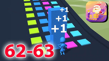 Stack Colors - Level 62-63 - NEW GAME - New Update Gameplay Walkthrough - All Level (iOS, Android)