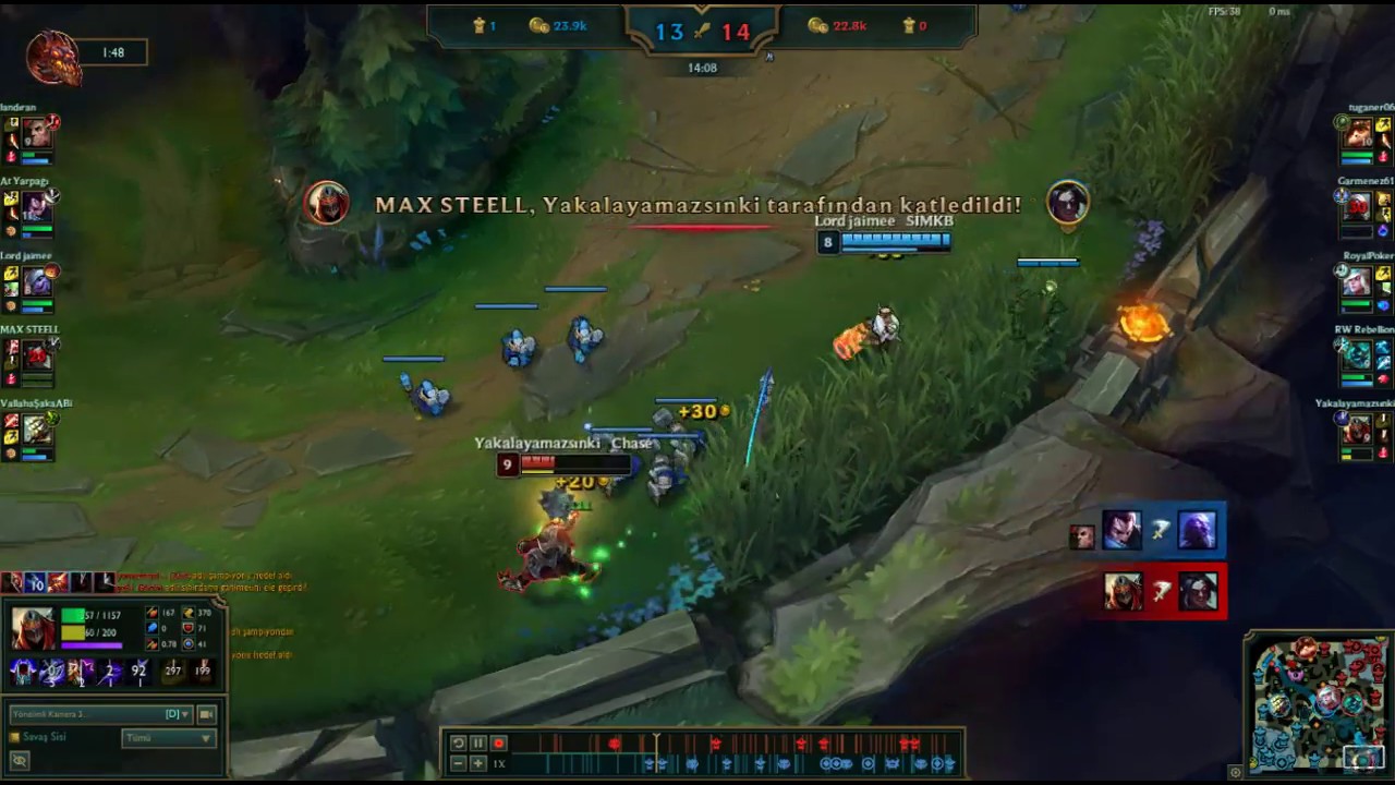 when otp Singed player play zed