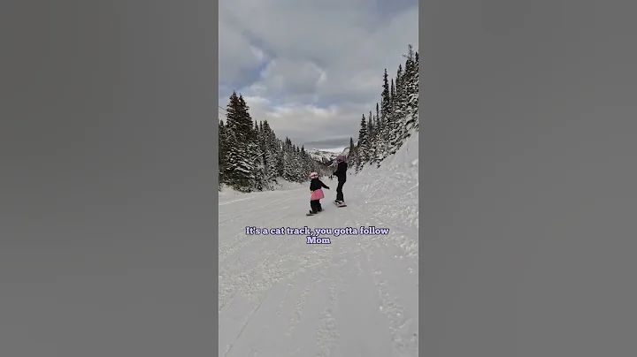 For Her 6th Birthday She WANTED TO SNOWBOARD #snow...