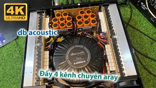 Cục đẩy DB Acoustic PD1004. Đẩy 4 kênh chuyên ARAY