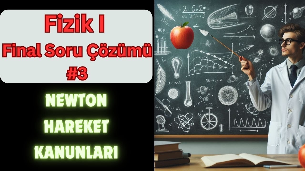 Fizik 1 Final Soru Çözümü #3 | Kuvvet ve Hareket Soru Çözümü | Newton Hareket Kanunları