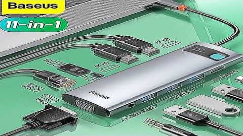 Baseus USB Type C HUB USB C to HDMI-compatible RJ45 SD Reader PD 100W Charger USB 3.0 HUB