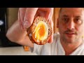 Scotch Egg Recipe With Runny yolk | Wrapped in Spicy Pork Mince, Panko Breadcrumbs & Deep Fried