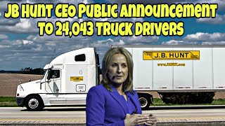 JB Hunt Announcement, 94 Yr Old Trucking Company Closing Terminal & 1,000 Tires Slashed!