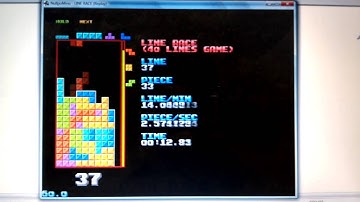 Tetris 40 Lines - 38.93 seconds