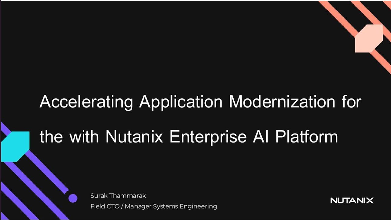 AI-Powered Innovation with Nutanix Enterprise AI - YouTube