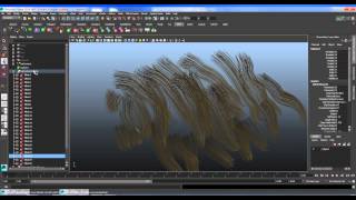 Maya hair rendering and grooming