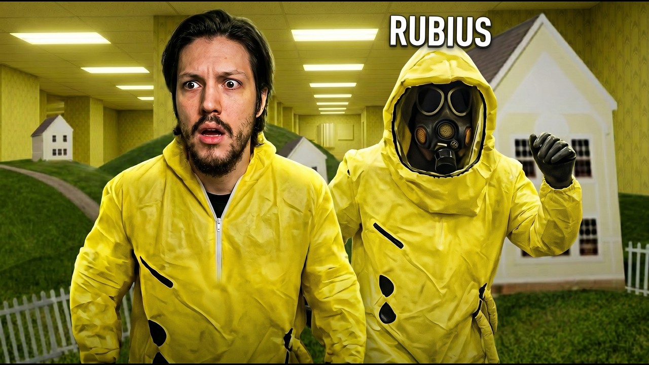 Maximus y  Rubius intentan escapar de las Backrooms