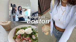 travel vlog ⭐ | first solo trip, spending more time alone, brand trip, events, exploring boston