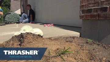 Driveway Concrete Leveling Timelapse