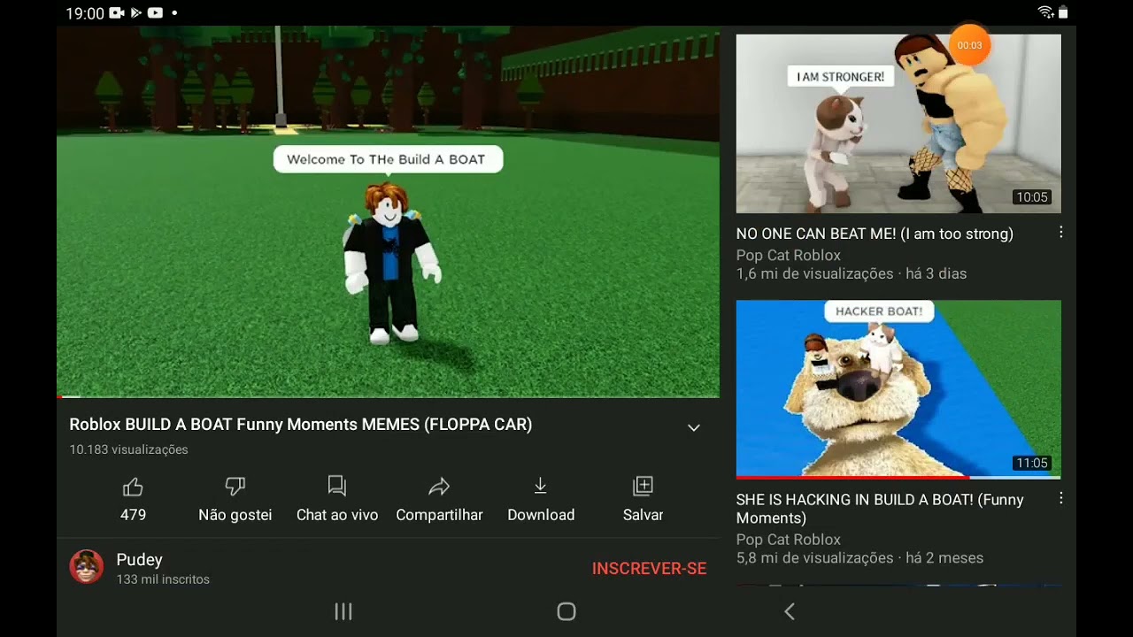 THE @Pop Cat Roblox IS A BAD FUNNY CHANNEL! 