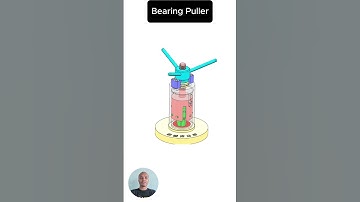 Bearing Puller Mechanism #cad #machine #mechanical #3dprinting