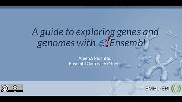 Guide to exploring genes and genomes with Ensembl