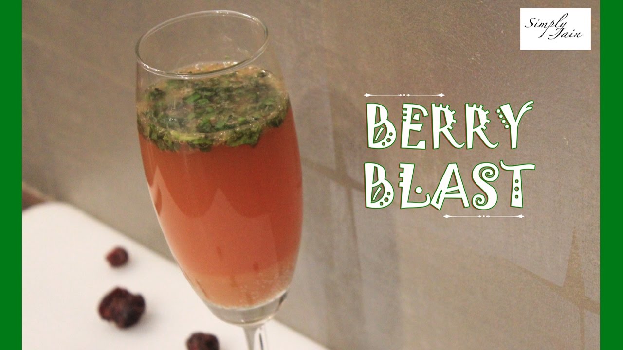 Berry Blast | How To Make Summer Drink | Summer Refreshments | Simply Jain