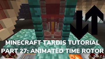 Minecraft 1.19 TARDIS Tutorial Part 27: Animated Time Rotor