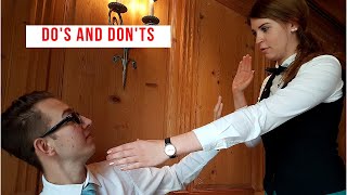 Do's and Don'ts in restaurant service! Waiter training video! How to be a good waiter!