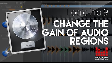 Logic 9 - Change The Gain Of Audio Regions