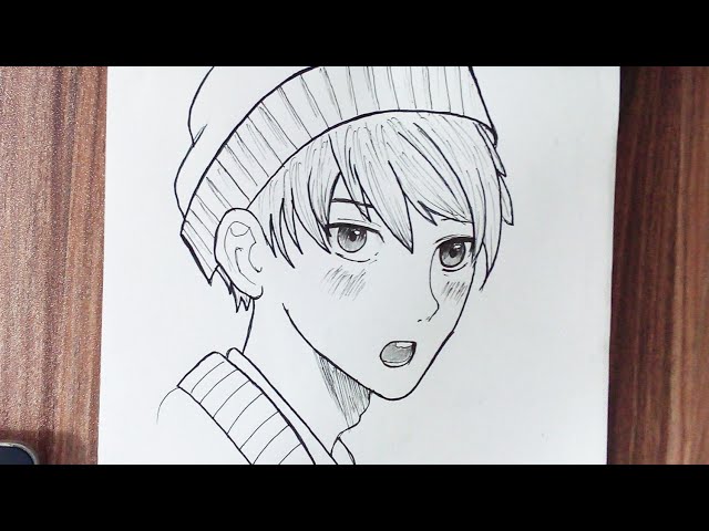 How to Draw an Anime Boy (Shounen) - FeltMagnet