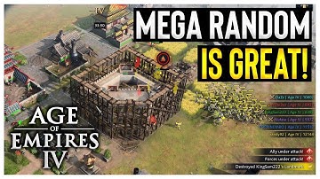 The Mega Random map in Age of Empires 4 is FANTASTIC!