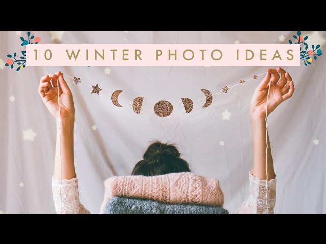 10 WINTER PHOTO IDEAS (getting into the holiday spirits and dressing up as a reindeer )