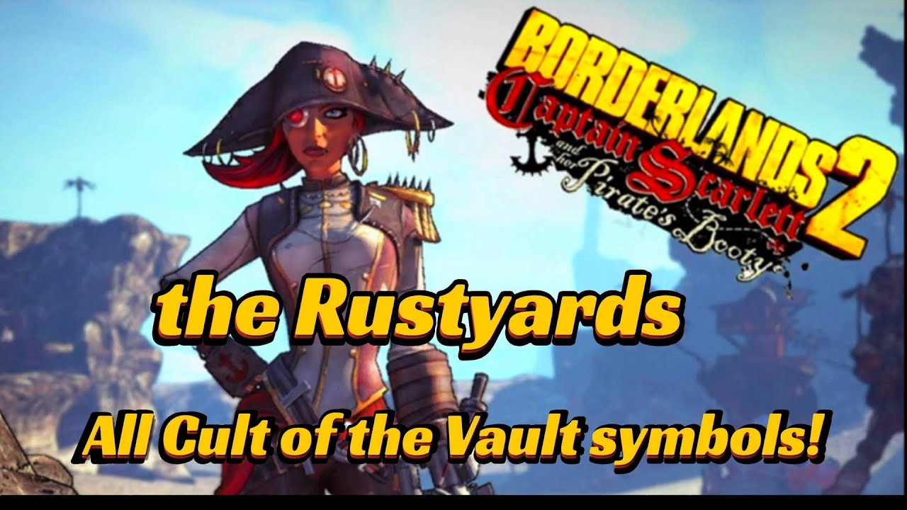 The Rustyards ALL Cult of the Vault symbols | Borderlands 2 DLC