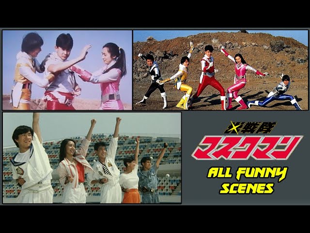 Hikari Sentai Maskman All Funny & Happy Scenes (光戦隊マスクマン 面白いシーン) class=