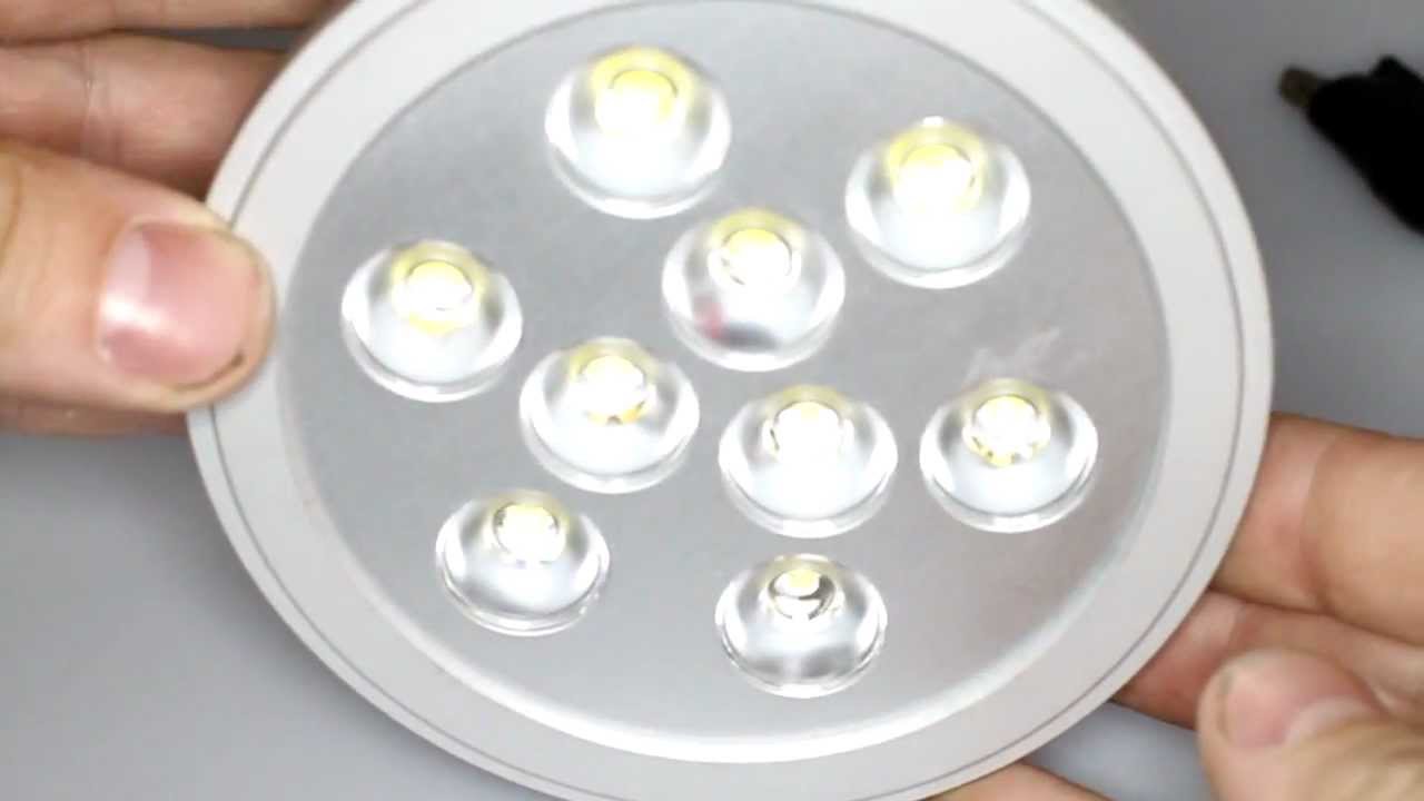 Лампа светодиодная AR111 G53 9x1W