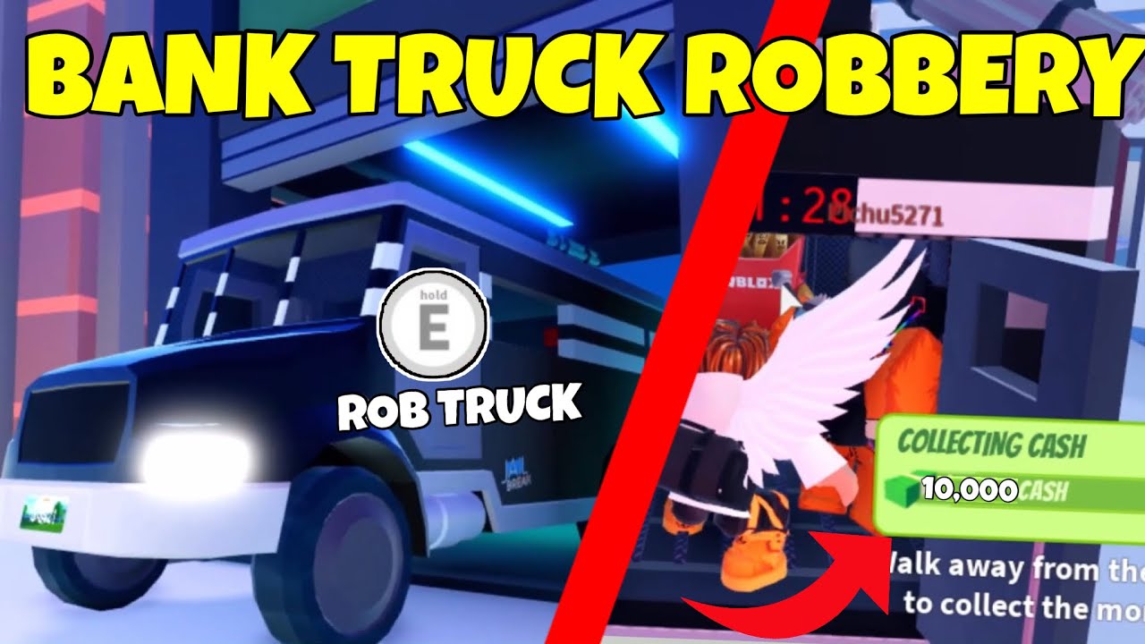 How To Rob New Bank Truck Robbery In Roblox Jailbreak Bank Truck Robbery Robbing Guide Youtube