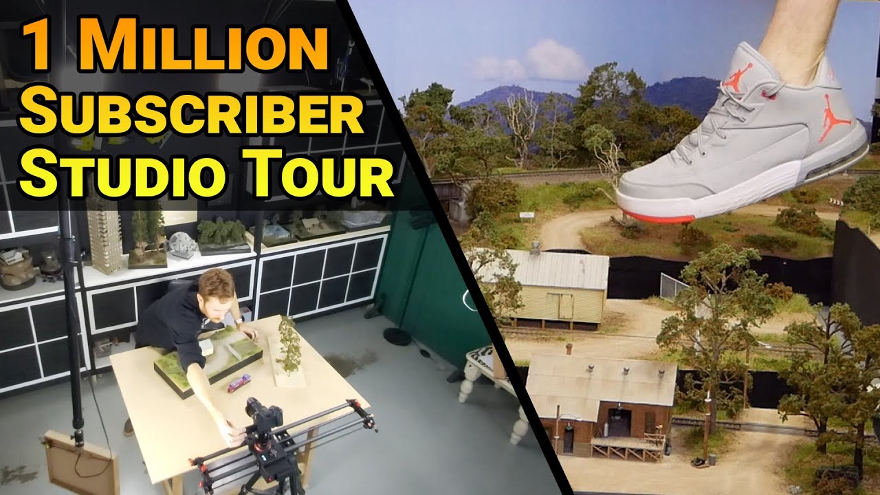 Behind the Scenes Studio Tour - Million Subscriber Special