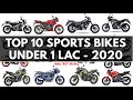 TOP 10 Sports Bikes In Under 1 Lakh (2020) | Best Budget Sports Motorcycles