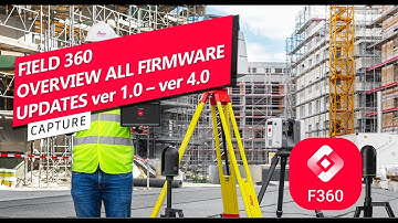 Leica Cyclone FIELD 360 / Overview of all firmware updates from 1.0 to 4.0
