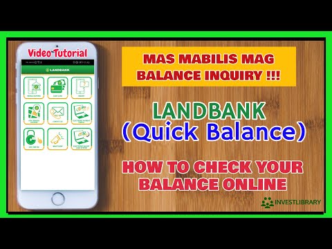 Landbank iAccess Balance Inquiry - Landbank Quick Balance Online