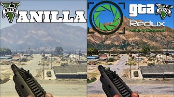 Grand Theft Auto V (GTA 5) | Vanilla vs Redux | Graphics Mods Comparison