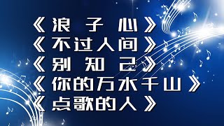 海來阿木的5首經典DJ版歌曲《浪 子 心》《不過人間》《別 知 己》《你的萬水千山》《點歌的人》