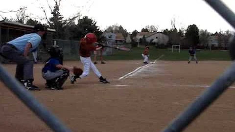 Garrett Sneed triple 4-19-10