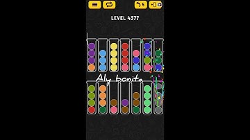 ball sort puzzle level 4377