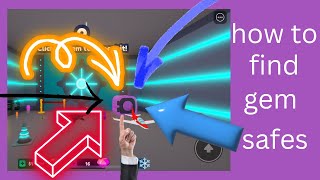 how to find gems safes very easily in bid battles in roblox!