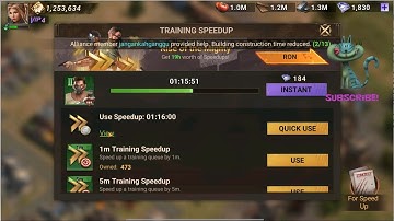 DOOMSDAY LAST SURVIVOR How to use SpeedUp Minutes