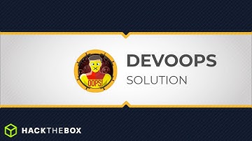DEVOOPS 🟠 | HackTheBox - Solution