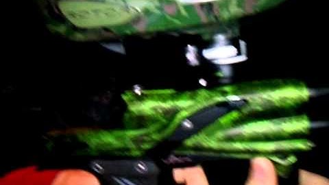 Planet Eclipse - Etek 3 shooting 15.4 bps ramping