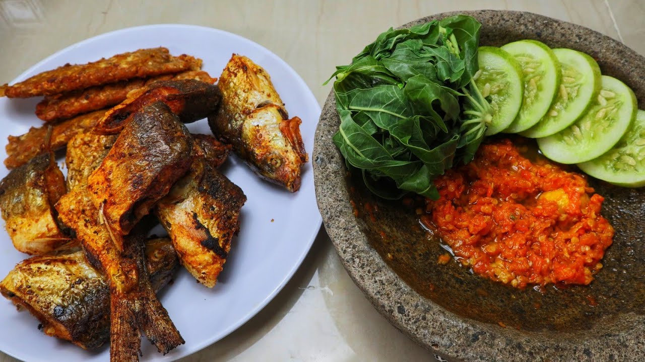 Menu Simpel Masakan Rumahan  Ikan Bandeng Goreng Sambal 