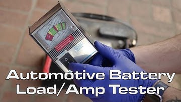 Automotive Battery Load Tester Basics - when voltage looks ok but car won