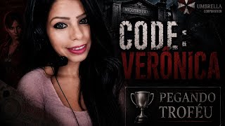 LIVE/ RESIDENT EVIL;CODE VERONICA VERSAO DE PC / MODO HISTORIA PEGANDO TROFEU