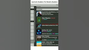 Normal Shader VS Newb Shader😱😱 #shorts